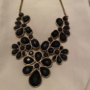 Dark Purple toned statement necklace